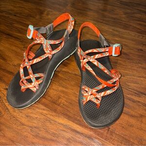 Chaco ZX/2 Classic Sandals Women's Size 9 Tunnel Tango Orange Water Shoe